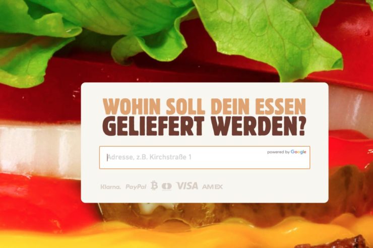 Payment options on the Bklieferservice.de homepage